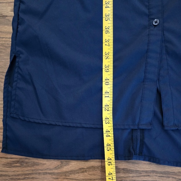 Columbia Tamiamai PFG Sleeveless Bottom Down Navy Blue Dress Size Small - Picture 7 of 7